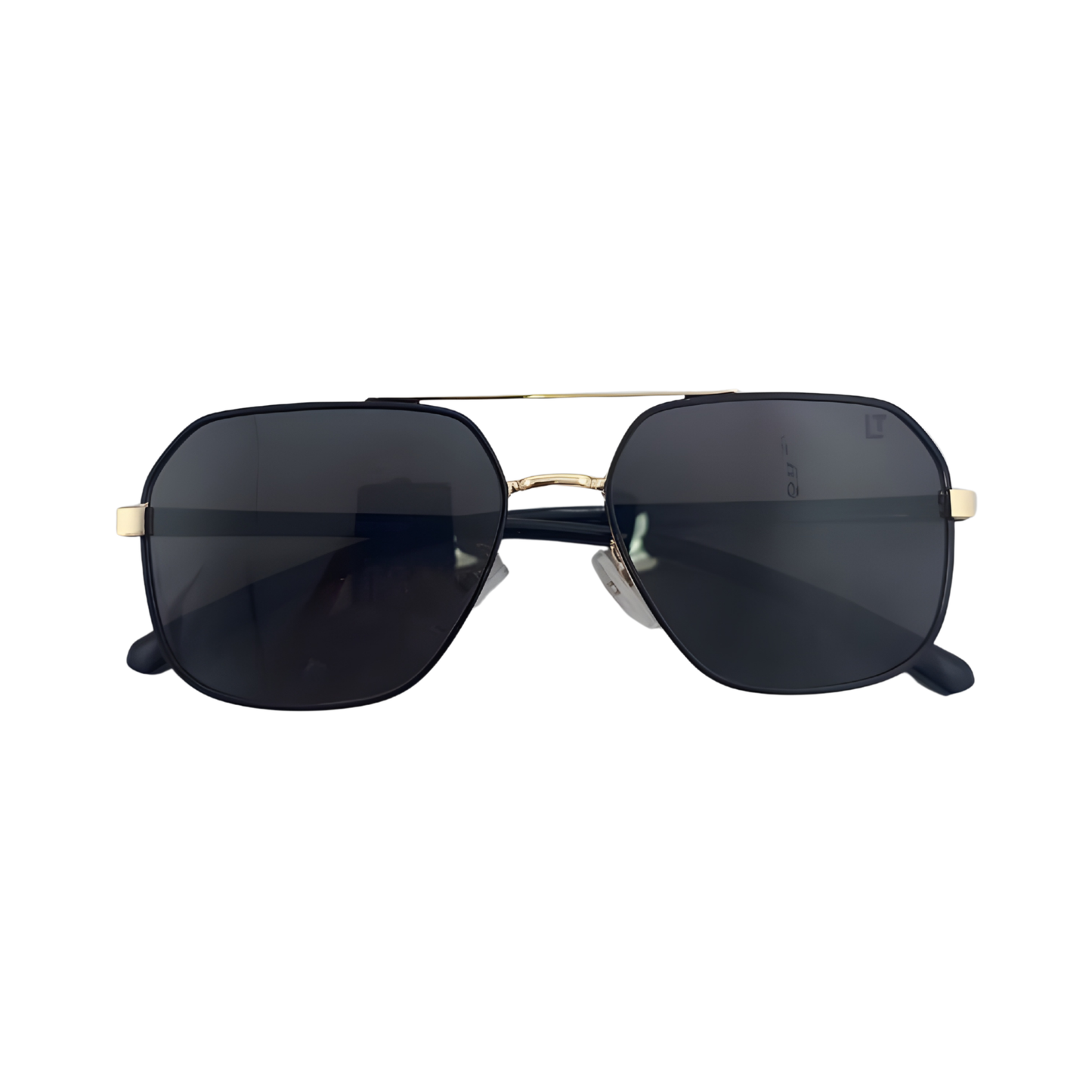 Essentials 'Kat" Rectangle Aviator Sunglasses 1057