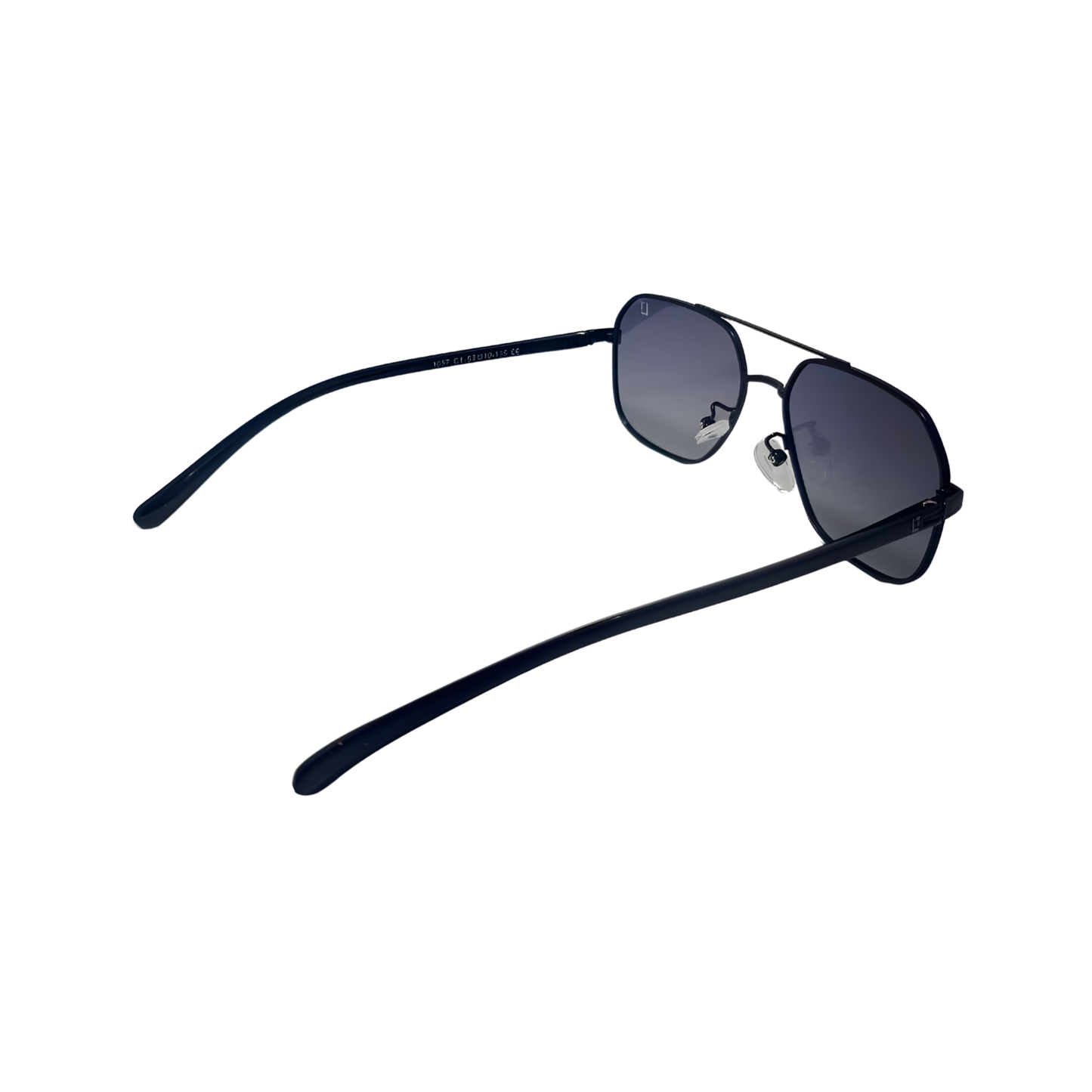 Essentials 'Kat" Rectangle Aviator Sunglasses 1057