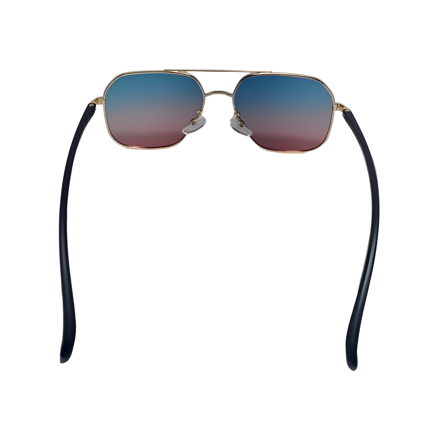 Essentials 'Kat" Rectangle Aviator Sunglasses 1057