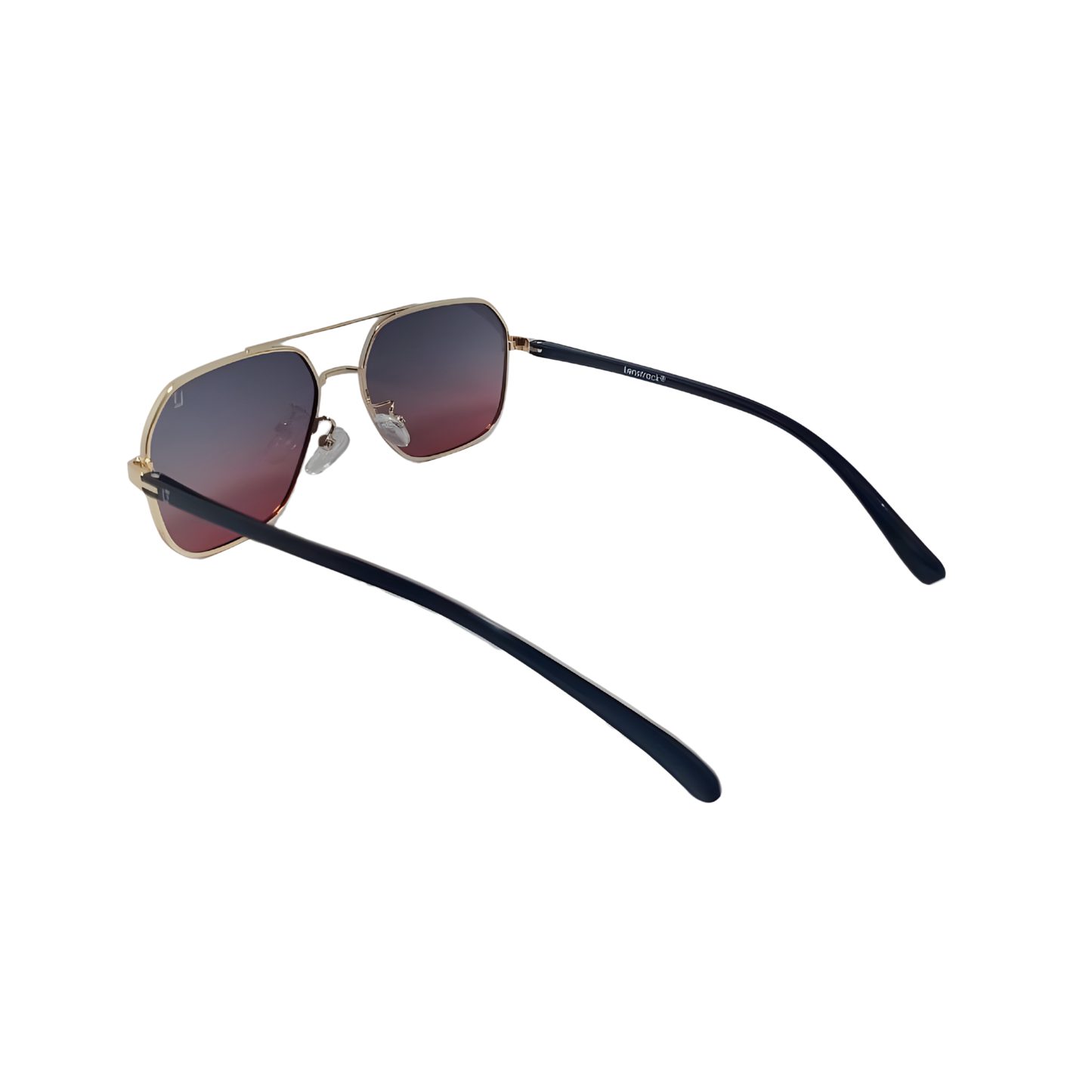 Essentials 'Kat" Rectangle Aviator Sunglasses 1057