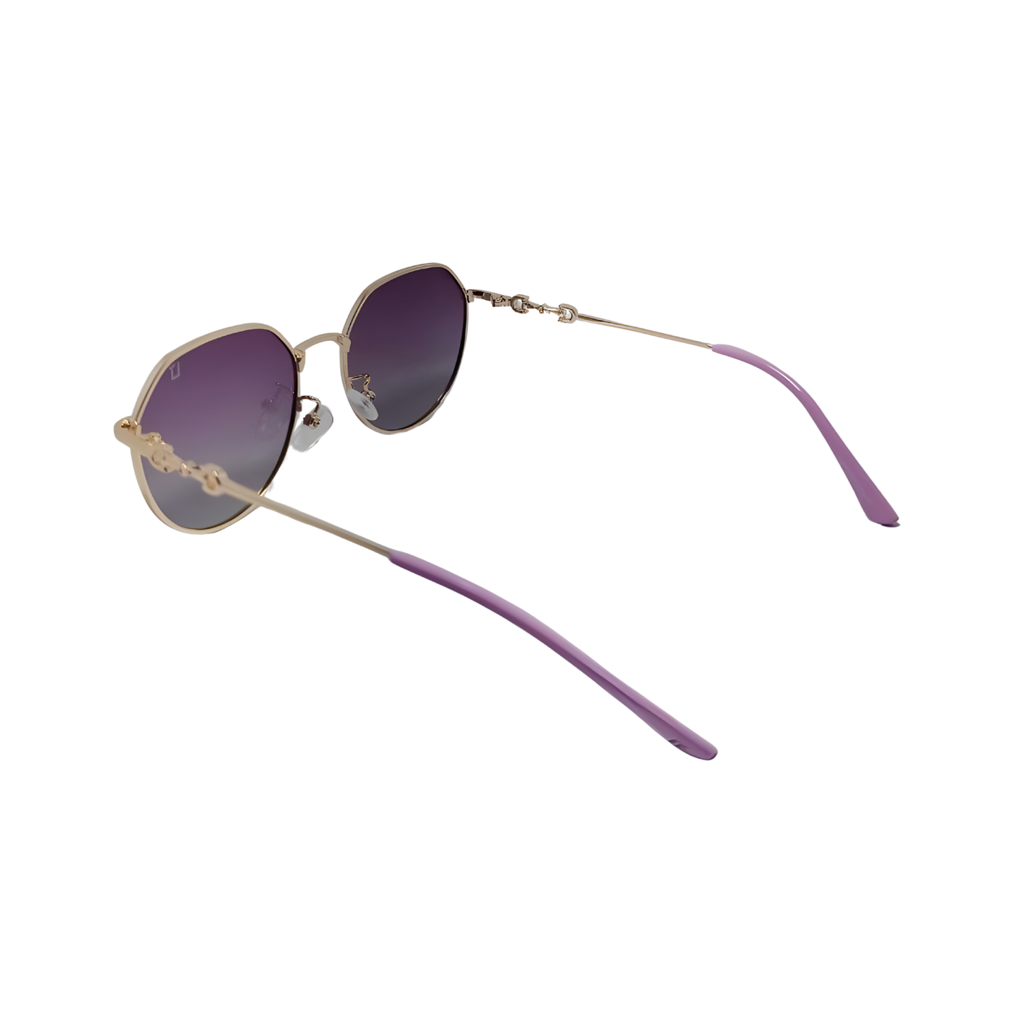 Essentials 'Kat" Rectangle Aviator Sunglasses 1057