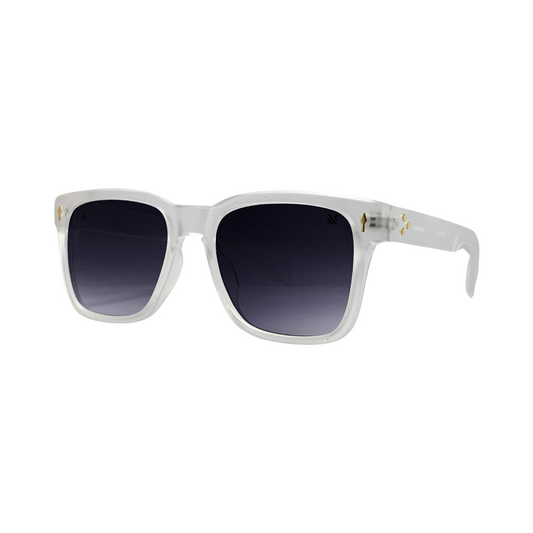 Essentials Jared White Square Unisex Sunglasses LN86333 C10M/53