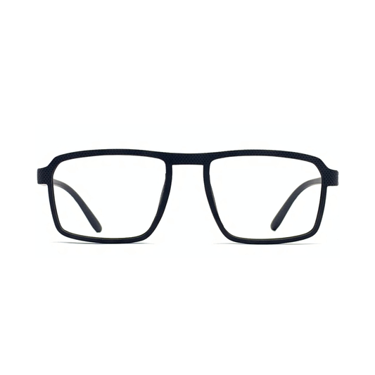 Essentials "Jakob" Black Square Unisex Eyeglasses TR7904