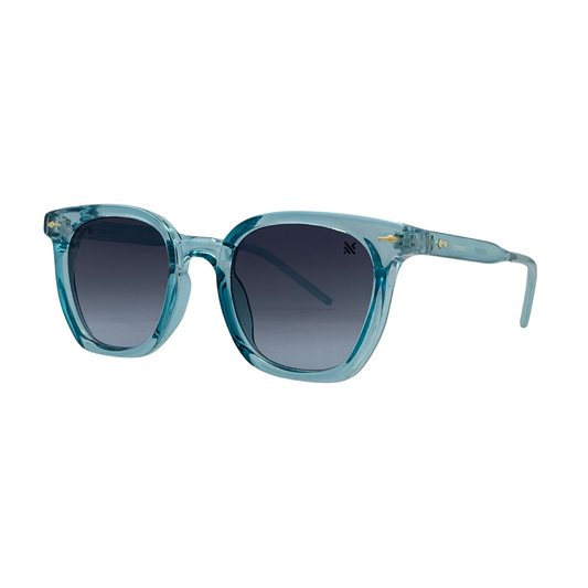 Essentials "Summer" Transparent Blue Square Unisex Sunglasses LN86338 C4T/48