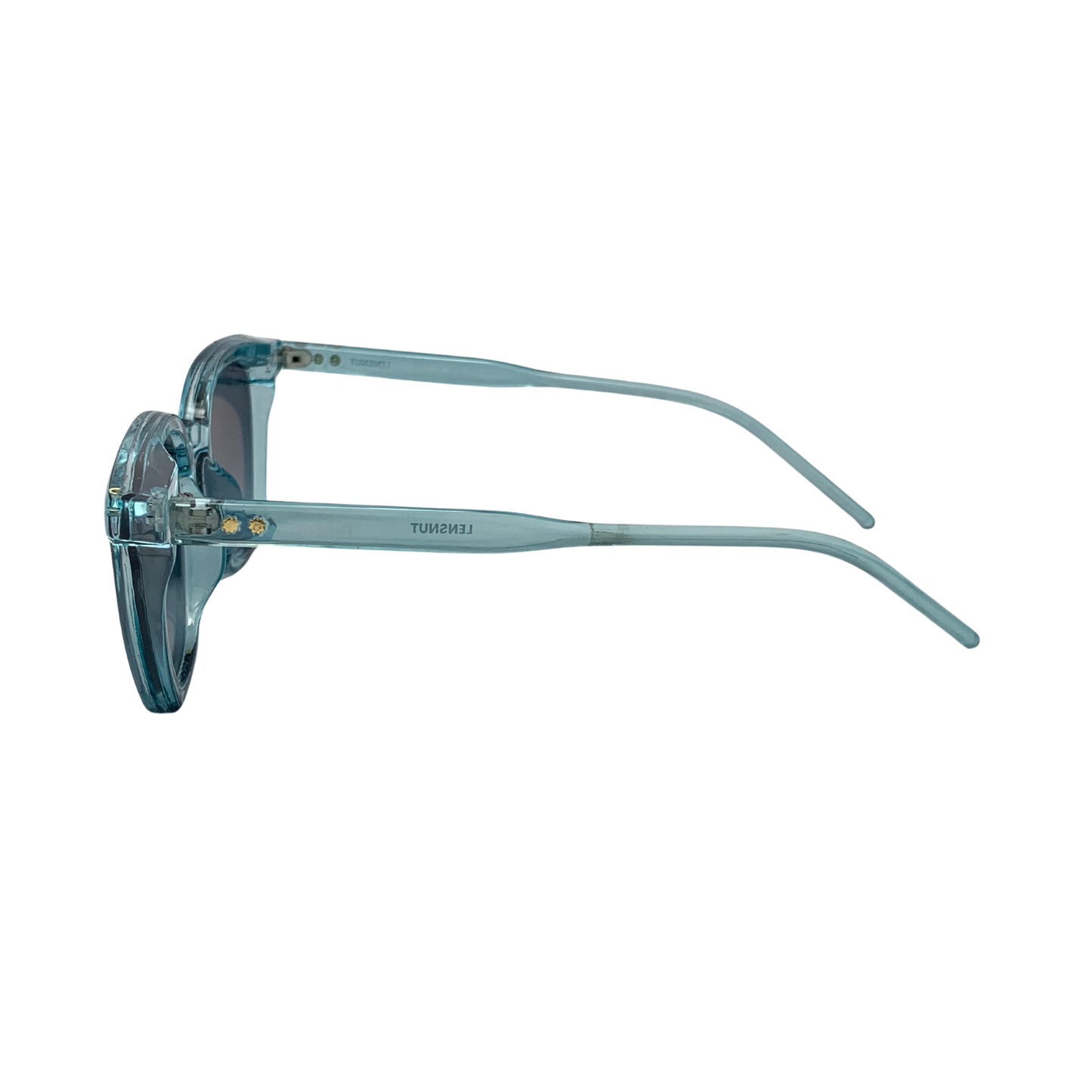 Essentials "Summer" Transparent Blue Square Unisex Sunglasses LN86338 C4T/48