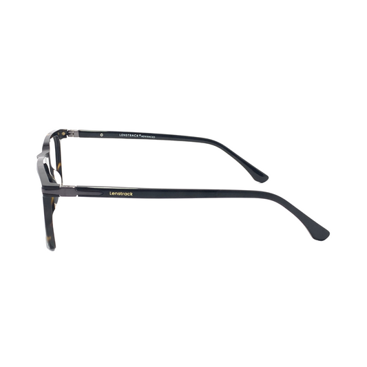Advanced "Sanyam" Havana Square Unisex Eyeglasses 120330J C4/53