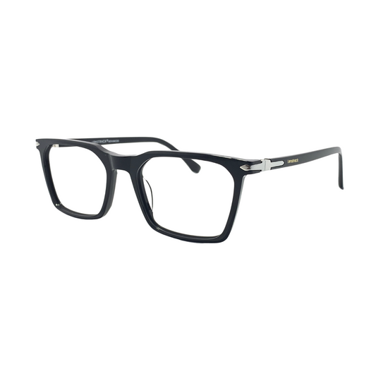 Advanced "Sanyam" Black Square Unisex Eyeglasses 120330J C2/53