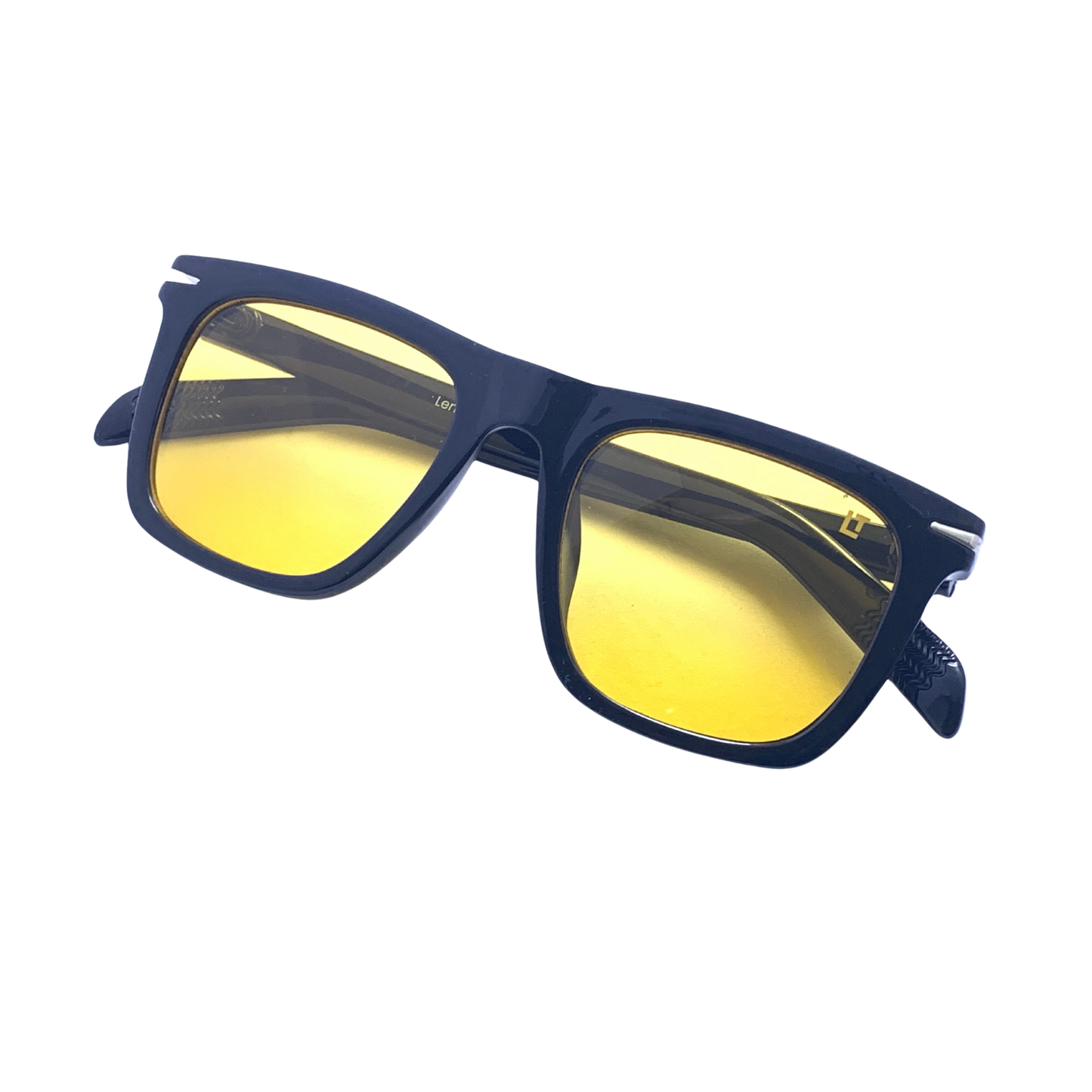 Hip Hop Yellow Square Unisex Sunglasses DB7000
