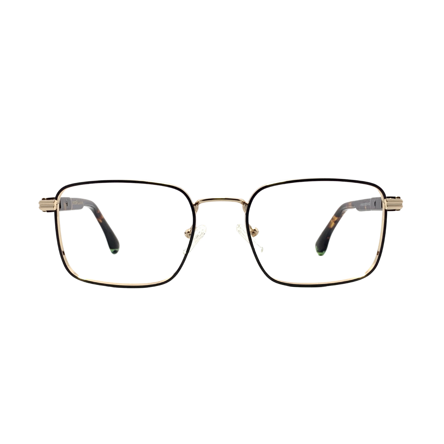 Luxury Line "Digvijay" Golden Square Unisex Eyeglasses RTM6004 C3/55