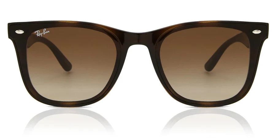 RAY-BAN Unisex Gradient Brown Havana Lens Square Sunglasses 0RB4420710/1365