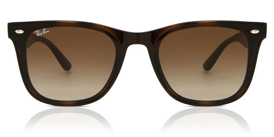 RAY-BAN Unisex Gradient Brown Havana Lens Square Sunglasses 0RB4420710/1365