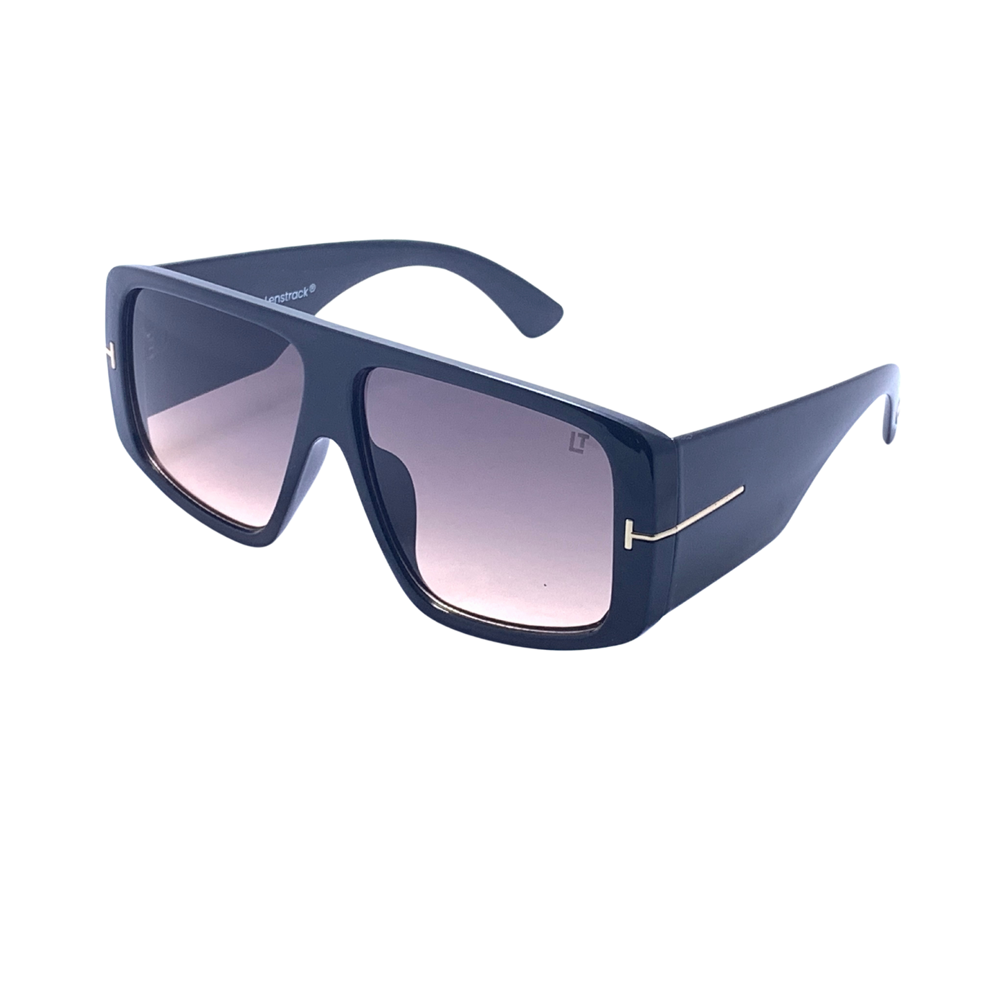 Hip Hop Black Square Unisex Sunglasses ZS98171