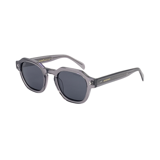 Luxury Line "Don Juan" Grey Hexagon Unisex Sunglasses