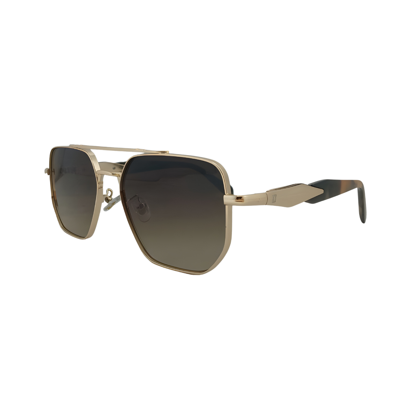 Alfa "Brook" Square Aviator Sunglasses 5G62