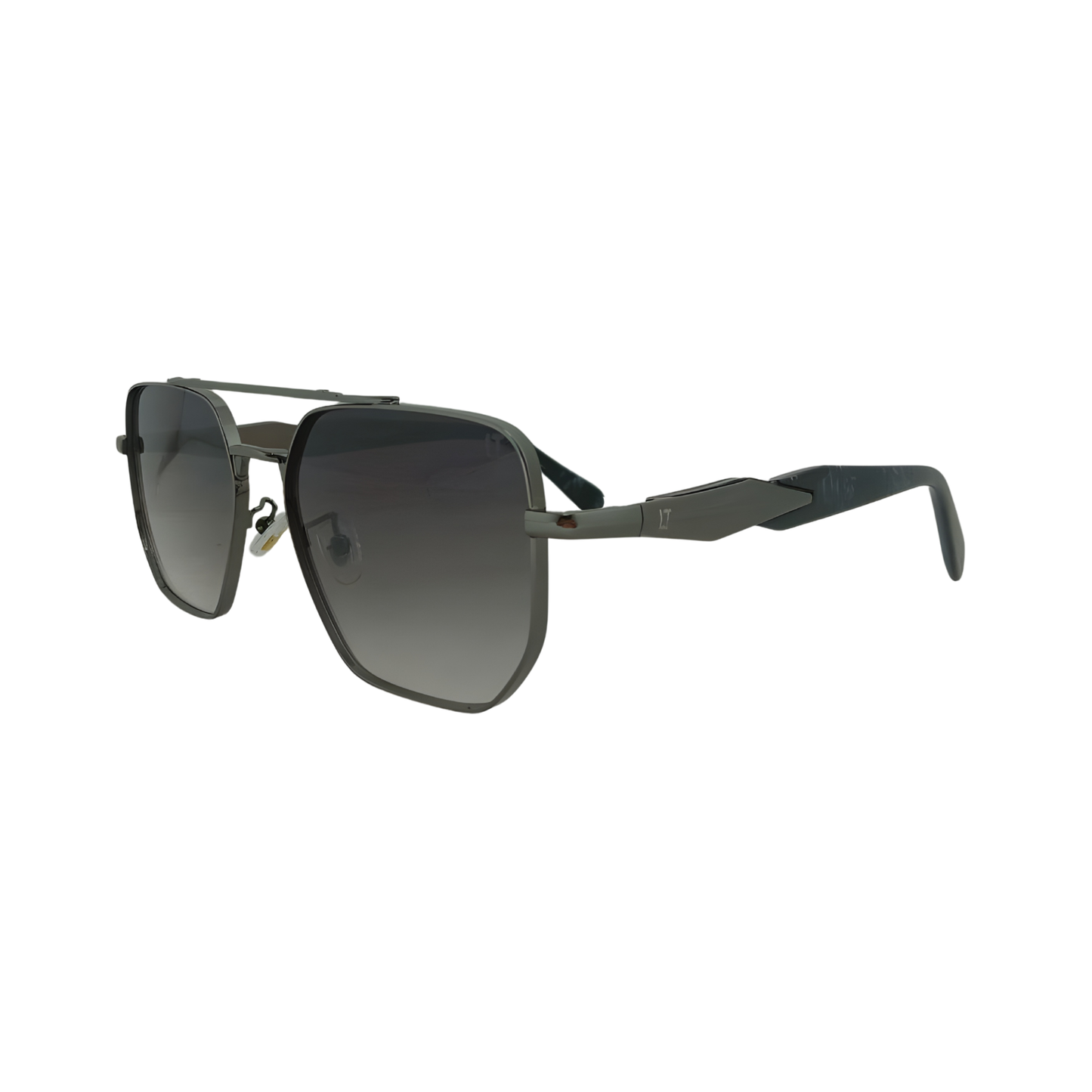 Alfa "Brook" Square Aviator Sunglasses 5G62