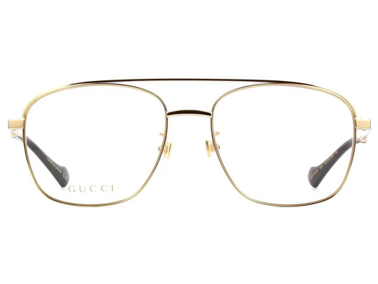 Gucci Golden Aviator Full Rim Eyeglasses GG1103O 001