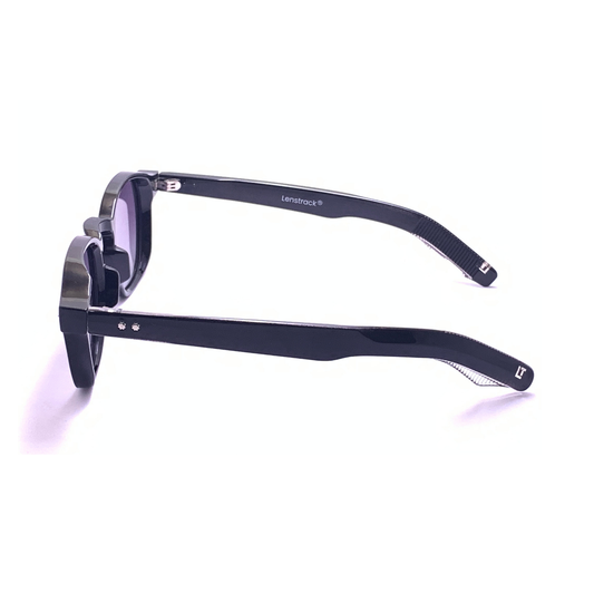 Hip Hop Blue Square Unisex Sunglasses ZS9814