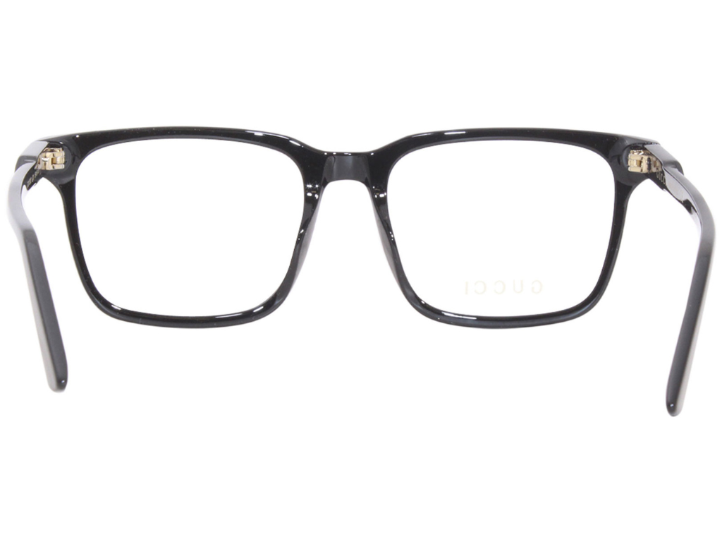Gucci Black Rectangle Full Rim Eyeglasses GG1120O 001