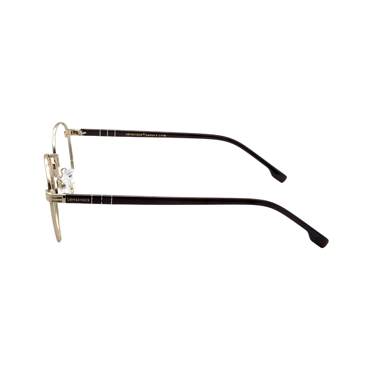 Luxury Line "Vidur" Golden Round Unisex Eyeglasses RTM1002 C1/51