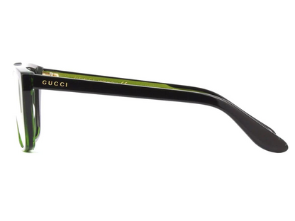 Gucci Black Rectangle Full Rim Eyeglasses GG1040O 003