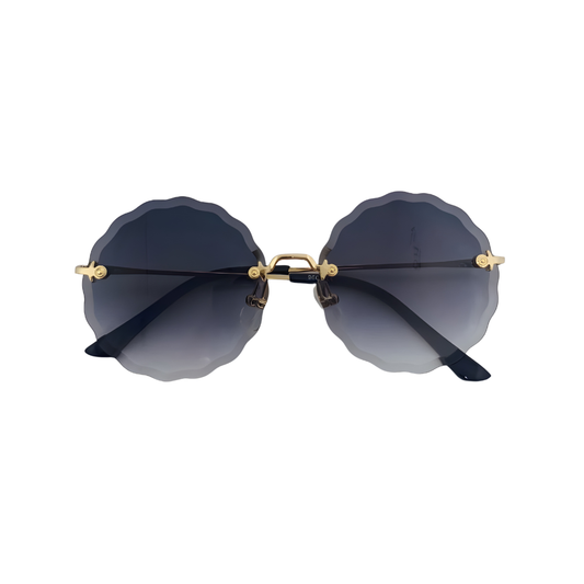 Essentials "Edge" Round Sunglasses for Women 9601