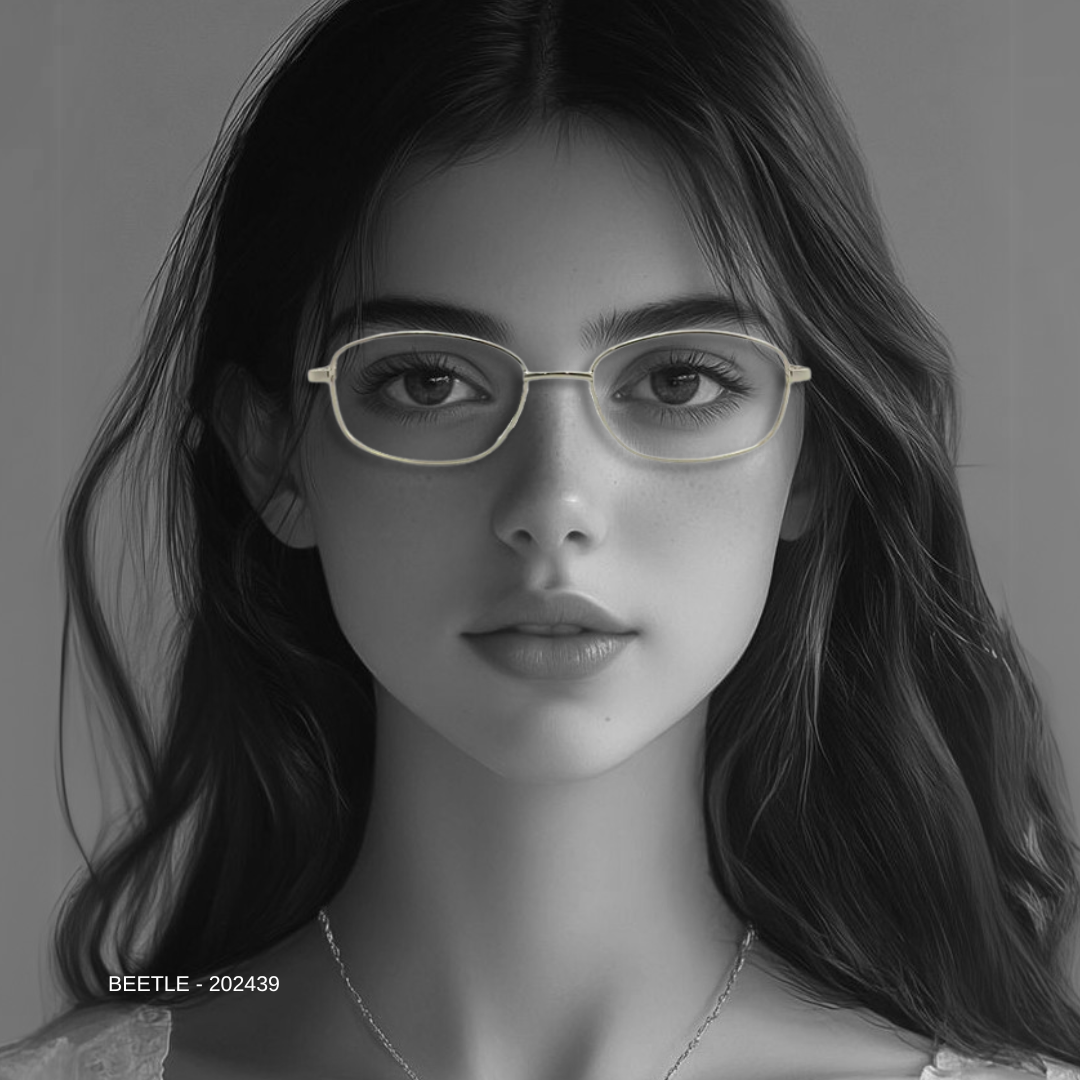 Essentials "Beetle" Oval Unisex Eyeglasses 202439