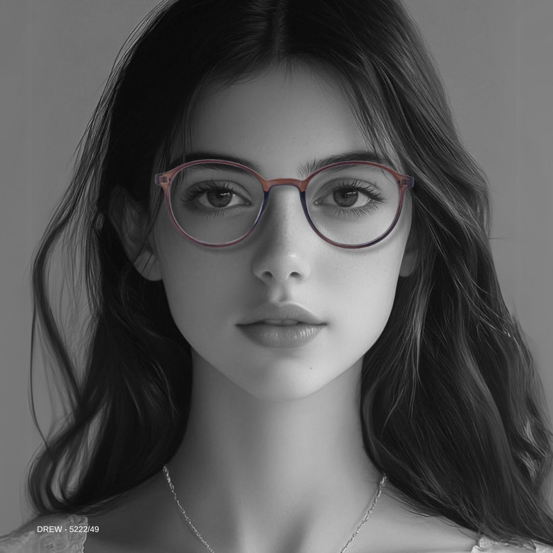 Essentials "Drew" Oval Unisex Eyeglasses 5222 49