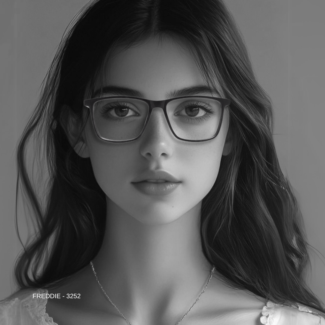 Essentials "Freddie" Square Unisex Eyeglasses 3252