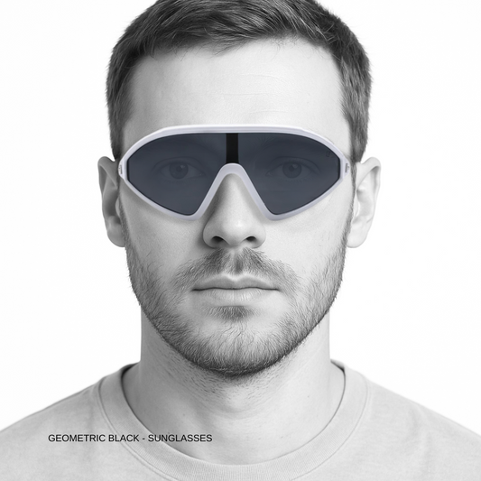 Hip Hop "Spider" Black Geometric Unisex Sunglasses