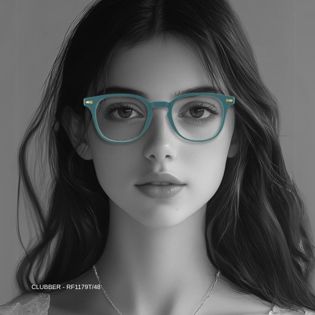 Essentials Clubber Square Unisex Eyeglasses RF1179T/48