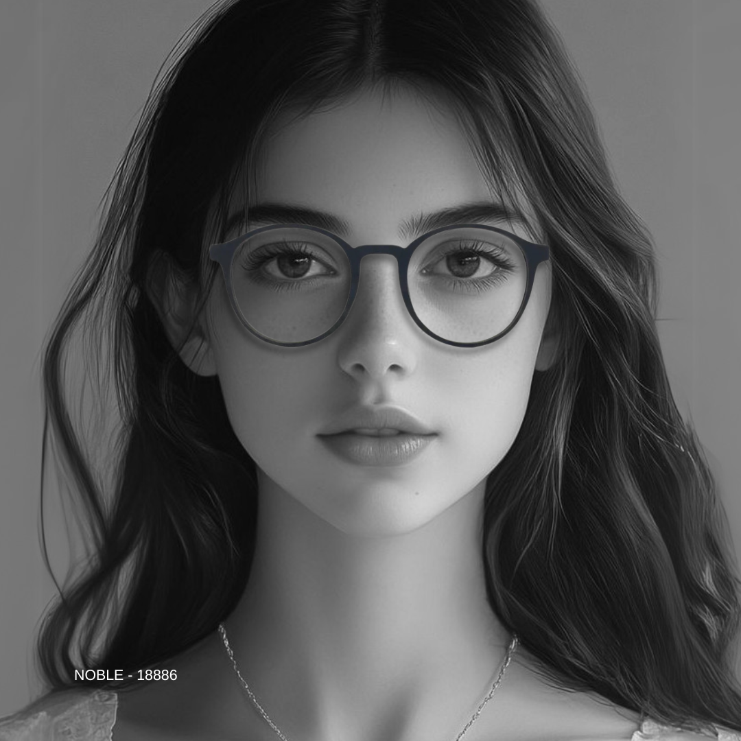 Essentials "Noble" Round Unisex Eyeglasses 18886