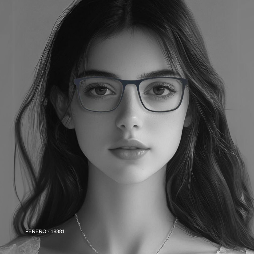 Essentials "Ferero" Square Unisex Eyeglasses 18881