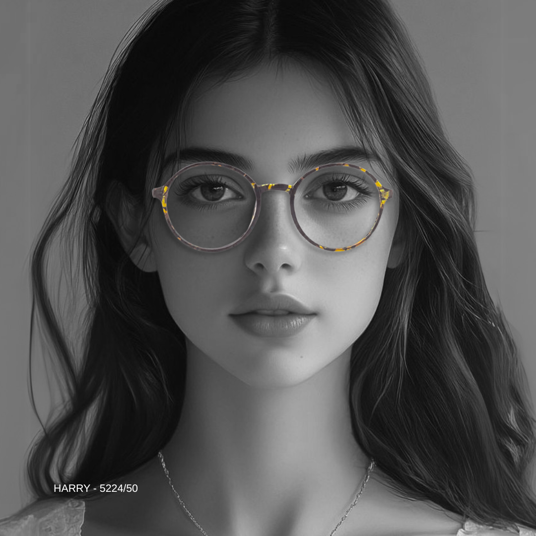 Essentials Harry Round Unisex Eyeglasses 5224 50