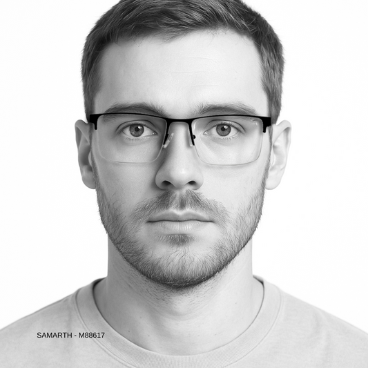 Essentials "Samarth" Half Rimmed Unisex Eyeglasses M88617