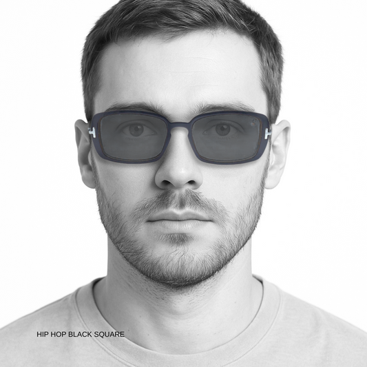 Essentials "Build" Black Rectangle Unisex Eyeglasses ZS98078