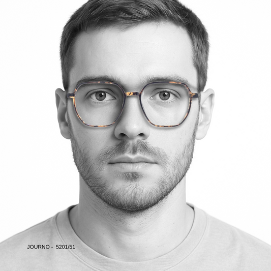 Essentials "Journo" Geometric Unisex Eyeglasses 5201 51