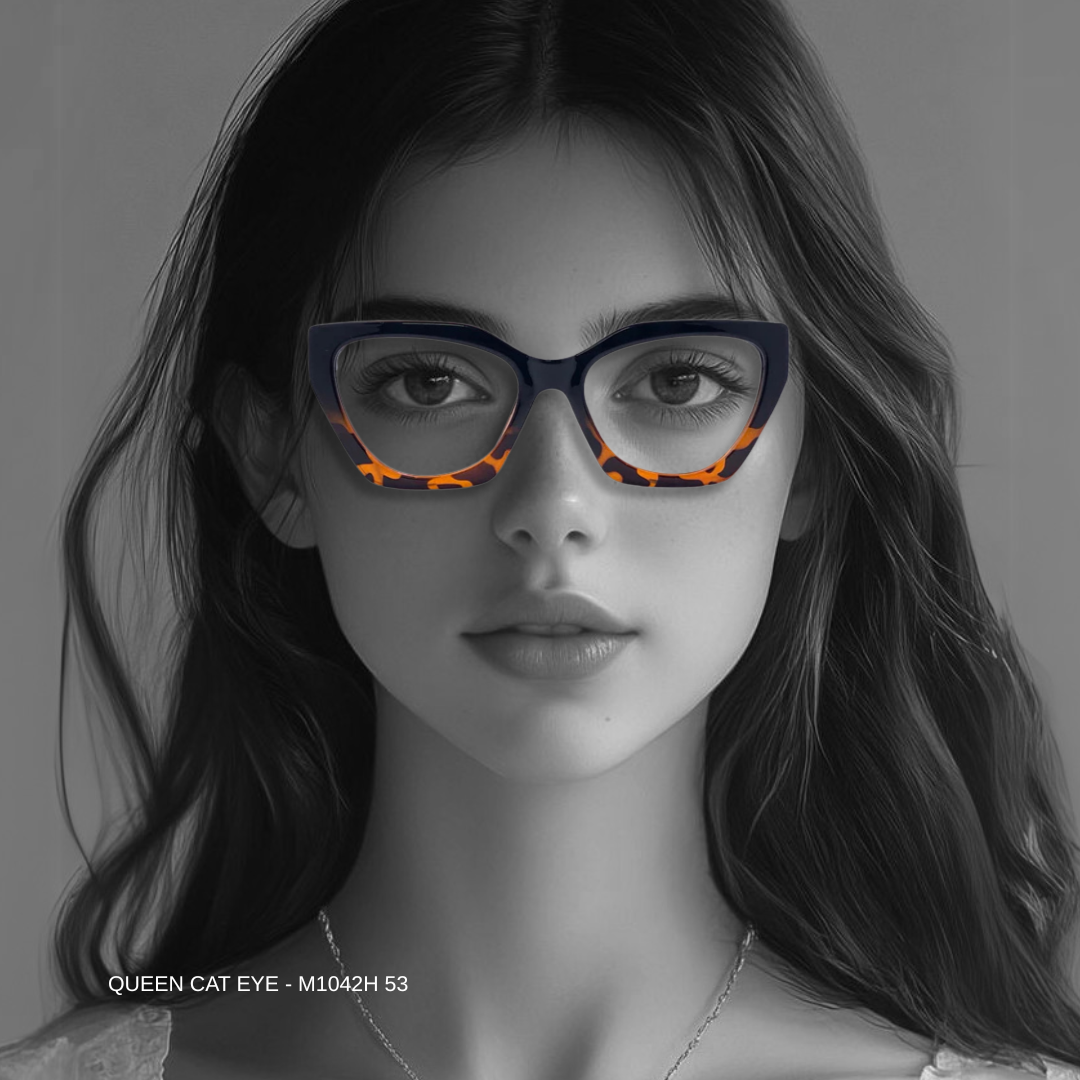 Essentials Queen Cat Eye Eyeglasses for Women M1042H 53