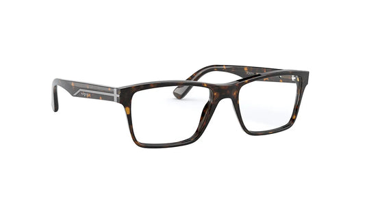 Vogue Rectangular Brown Havana Eyeglasses For Men VO5314W65653 53-18-145