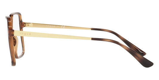 Vogue Hexagon Havana Eyeglasses For Womens VO5406238653 53-15-140