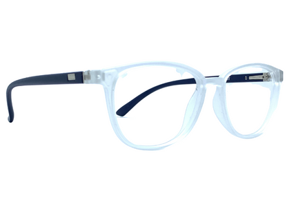 Lensnut White Black Cateye Full Rim Eyeglasses LNTR2011C10B