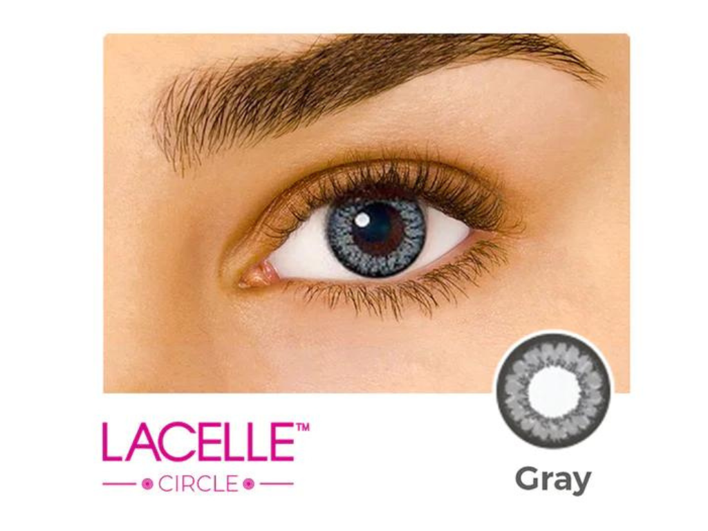 Bausch & Lomb Lacelle Circle Zero Power Monthly Disposable 2Lens Pack