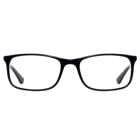 Ray-Ban Black Rectangle Full Rim Eyeglasses RX5384I203455