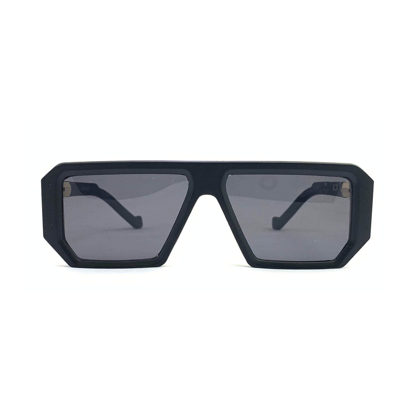 Essentials G.O.A.T Black Square Sunglasses for Men