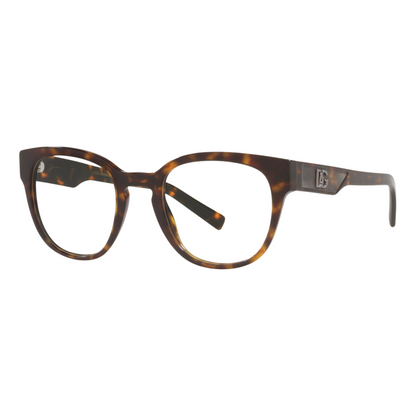 Dolce & Gabbana Dark Tortoise Unisex Eyeglasses DG3350 502/49