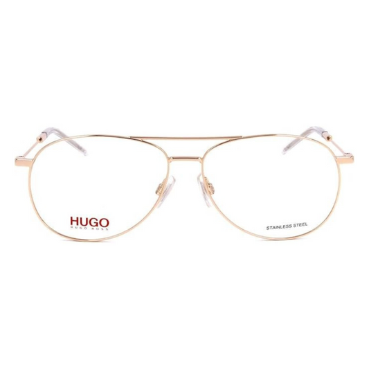 Hugo Boss Light Gold Aviator Eyeglasses for Men HG1061 3YG1/50