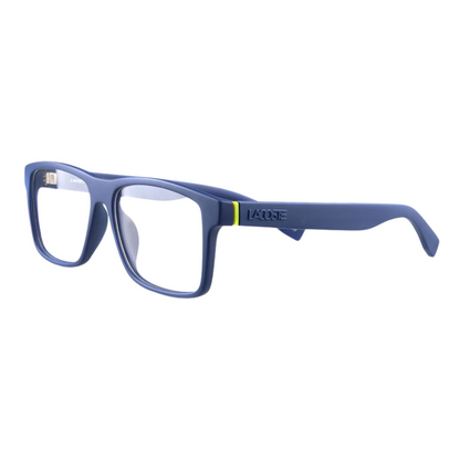 Lacoste Matte Blue Rectangle Eyeglasses L2796 424/55