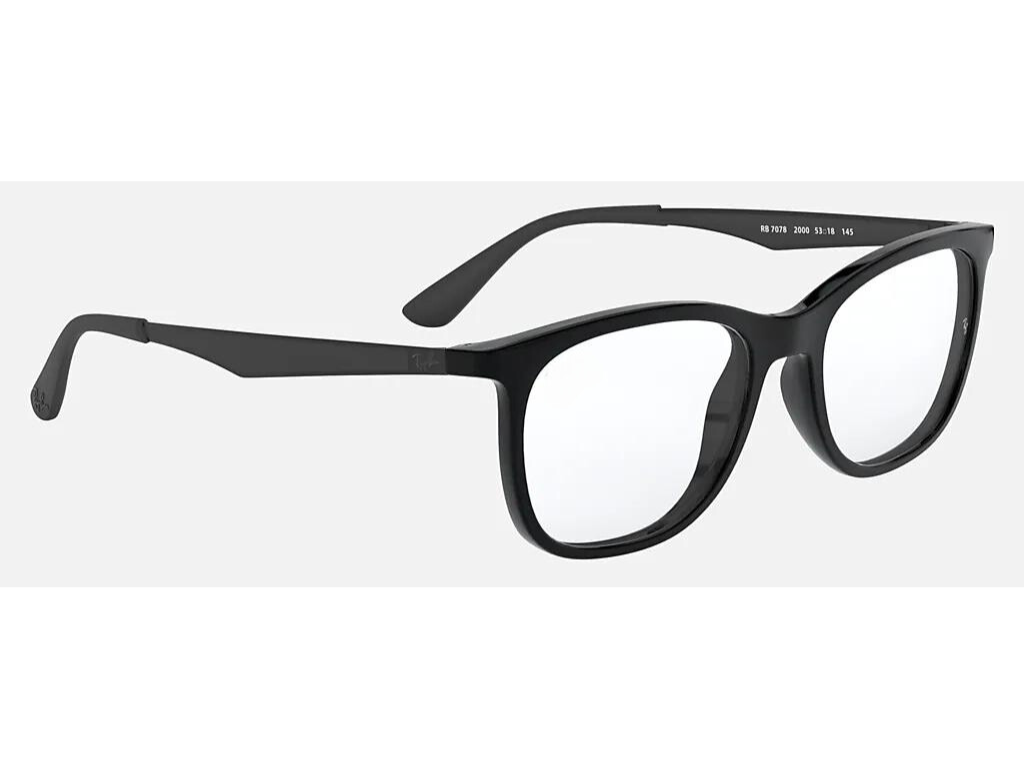 Rayban Black Square Full Rim EyeGlasses RX7078200051