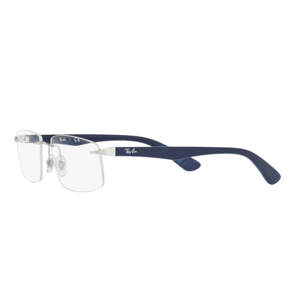 Ray-Ban Navy Blue Rimless Eyeglasses for Men RB6401I L2595/55