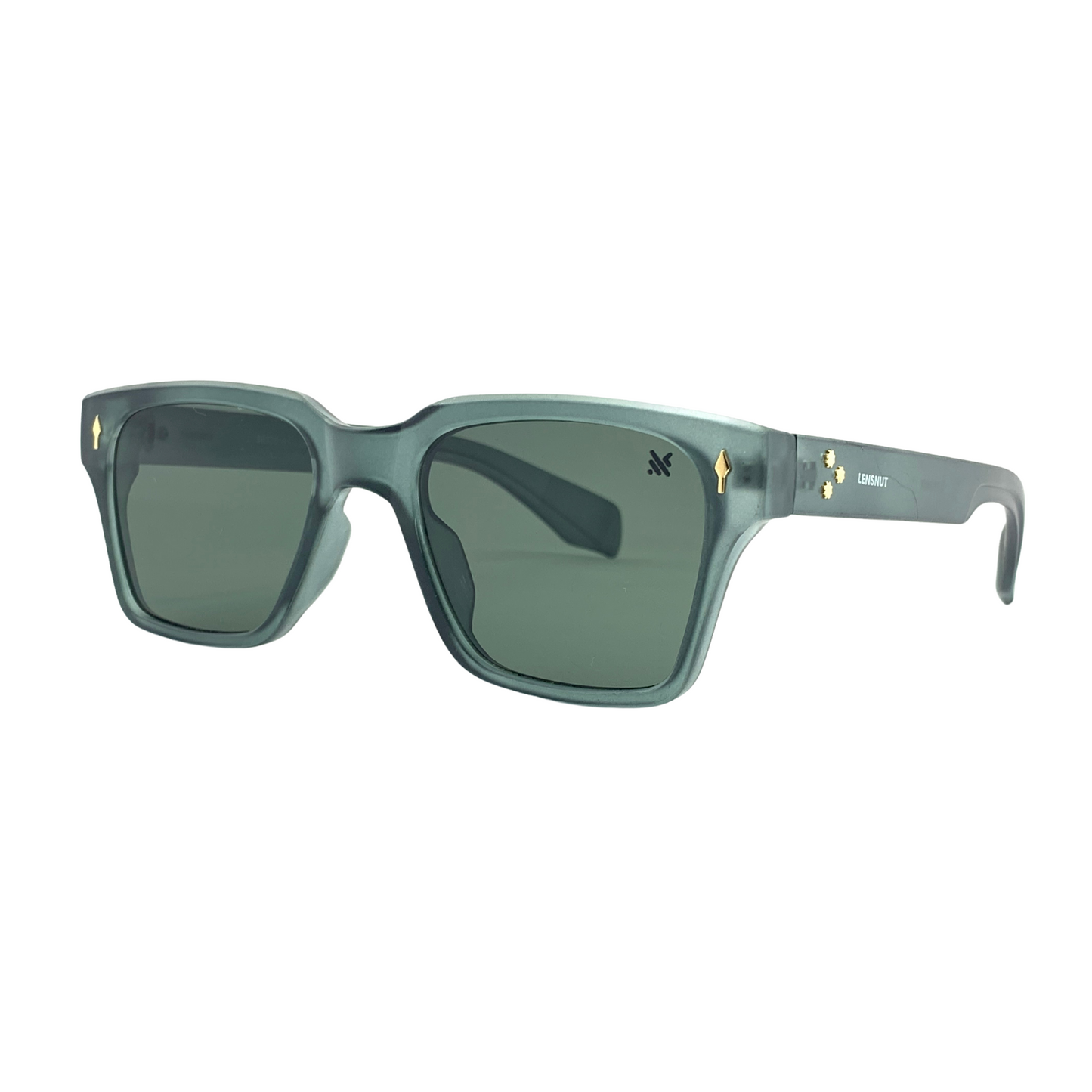 Essentials Stan Green Square Unisex Sunglasses LN86335 C15M/51