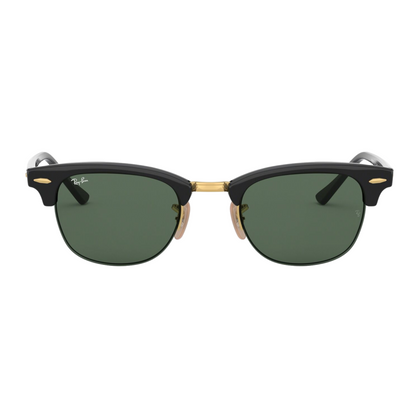 RAY-BAN Black Green Clubmaster Unisex Sunglasses RB4354 601/7148